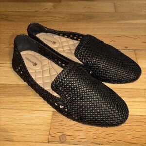 Birdies The Starling Woven Black Flats Size 9